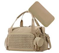 Gitekain Diaper Bag, Large Capacity Tote, Reusable Travel Accessories, Pacifier Case, Baby Essentials For Home, Travel, Daily Outings, Spacious & Organized Storage, 17.72x9.06x11.81 Inches
