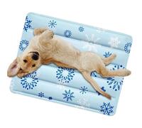 Gitekain Dog Cooling Mat, Sleep Floor Cushion, Soft Reutilizable Design, Washable Hot Weather Solution for Small Medium Large Dogs, Interior Use, Outdoor Travel, 11,81 x 15,75 pulgadas