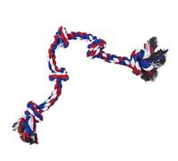 Gitekain Dog Dentals Rope, Chewing Teething Toys, Size About 90x5x5cm Breed, Indestructible Chewing Tool for Teeth Cleaning and Boredom Relief, Material Cotton Rope