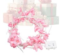 Gitekain Floral String Lights, Battery Operated Romantic LED Stems, Artificial Branches with Soft Lighting, Colorful Decorative Fairy Lights for Holidays Weddings Anniversaries Kids Teens Adult