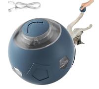 Gitekain Interactive Ball Dogs, Smart Electric Pet Ball Toy with Lights, Rechargeable Moving Toy Small Medium Large Pets, Ideal for Cats and Aggressive Dog Chewers, 4.8x4.8cm