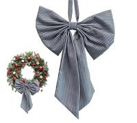 Gitekain Lazos de Corona navideña navideña: Decorativo de Cinta con Brillo, Lazo Brillante para configuración de Fiesta de Temporada, Elegante para árbol de Ventana de Pared del hogar, Acento per