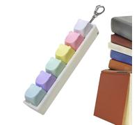 Gitekain Mechanical Key Fidget Toy - Tactile Keyboard Clicker, Mini Stress Keyboard, Metal Switch Keychain with Smooth Press, Desk Focus Accessory with Pocket Size, Portable Study Work Travel