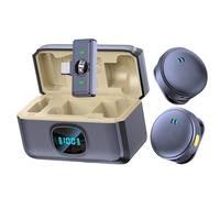 Gitekain Mini micrófono | Mini micrófono para vlog, altavoz con cancelación de ruido, portátil para cantar, vlogging, música, filmación, medios, transmisión social en vivo