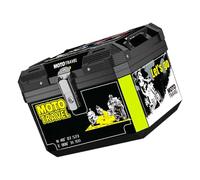 Gitekain Motorcycle Top Case, Safe Trunk Tail Box, Lightweight 45L Capacity Storage Organizer, Waterproof and Dustproof Luggage Carrier for Scooter, Motorcycle Accessories, ABS, 45L