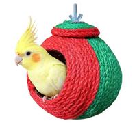 Gitekain para Pájaros | Juguete para Hámster con Cabaña Cerrada De Cuerda Sisal | Casa para Aves | para Hámster: Dormir, Jugar, Anidar y Descansar Tanto en Interiores como en Exteriores del Hogar