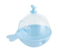 Gitekain Parakeet Bird Bath - Large Hangable Cage Bathing Toy, Swinging Splash Basin for Small Birds, Encourages Natural Grooming & Fun Exercise, Easy-Install Secure Hook Bird Bath