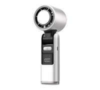 Gitekain Portable Handheld Fan, Folding Personal Fan, Lightweight Travel Fan, Compact Usb Travel Fan, Battery Operated Pocket Hand Fan for Family, Friends, Children, 18,3 x 6 x 6 cm, Black, White