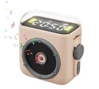 Gitekain Portable Speaker - Magnetic Music Player with Back Clip, Compact Computer Speaker for Study, Home Entertainment Anywhere, Compact Portable Design, Easy to Use and Rechargeable, 2.44 Inches