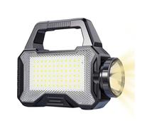 Gitekain Solar Power Flashlight, Bright Handheld Torch, Rechargeable Light, Waterproof 3-Mode Beam, Outdoor Survival Tool, Excellent for Camping, Hiking, and Night Adventures, 7.17x2.44x5.79 Inches