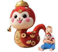 Gitekain Stuffed Snake, Chino Snake, 2025 Snake Plushie, Mascot Snake Plush, Snake Stuffed Animal, Chinese New Year Snake, Spring Festival Snake, Year of The Snake Plush, Lindo Snake Plush