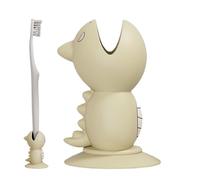 Gitekain Toothbrush Head Cover, Electric Tooth Brush Holder Cover, Reutilizable Hygiene Case, Compact Protective Design, Travel-Friendly Secure Fit, Camping College Dorm, 3,3 x 4,5 cm, Beige amarillo