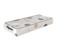 Gitekain Under Bed Storage Bin, Large Capacity Clear Organizer Box, Stackable Storage Container with Rolling Wheels, Space-Saving Slide-Out Design, Ideal for Comforters, Laundry, Cabinets, 80x50x20cm