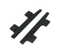 Gitohoni 1 Par de Pedales para Coche RC Lateral de Metal Placa de Pie Aluminio Instalación Fácil Compatible con Vehículo RC 1/12 MN78 MN82 LC79 Adecua, Negro