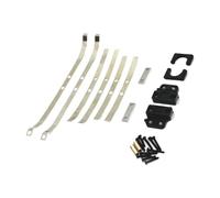 Gitohoni 10 Piezas Fijación Trasera de Eje RC Coche Lámina de Muelle Set Metálico Reforzado para MN82 LC79 1/12 Soporte Compacto Mejora Maniobrabilidad Adecuad, Negro