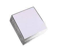 Gitohoni 10 Piezas Tableros Shikishi Tarjetas Blancas Artísticas Papel para Firmas Y Dibujo Bordes Decorativos para Coleccionistas de Anime Actividades D, Plata, S