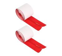 Gitohoni 2 Cremallera Puerta Barrera Nylon Polvo Doble Cierre Instalable Fácil Autoadhesivo Adecuado para Tiendas Proyectos de Construcción Control de P, Rojo