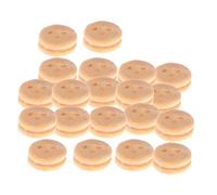 Gitohoni 20 Piezas Bloques de Polea de Madera Maquetas de Barco Clásicos Accesorios para Construcción de Barcos Juguetes Adecuado para Entusiastas Estudio, 5MM