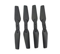 Gitohoni 4 Piezas Hélices para E58 S168 JY019 Cuadcóptero Repuesto Accesorios RC Plástico Flexible con Estabilidad de Adecuado, Negro