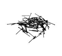 Gitohoni 50 Piezas Tornillo Fijador de Vía Accesorio para Tren HO N Repuesto Metálico Alta Resistencia para Mejorar Montaje Adecuado para Aficionados Y Maqueta, Largo