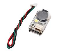 Gitohoni Alarma para Avión con Configuración Sencilla Comprobador de Batería RC Sonido BB Intenso Indicador Luminoso Recarga Automática Adecuado para, 20b 2.2 Cm X 1.2 Cm