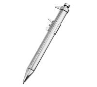 Gitohoni Bolígrafo con Función de Calibrador Vernier Punta de 1mm Escritura Cómoda Y Recambio de O Negra Herramienta Práctica Adecuada para, Recarga de tinta azul