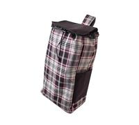 Gitohoni Bolsa de Repuesto para Carrito de Compras, Diseño Ligero con Compartimento para Uso en Interiores, Blanco Gris, universal