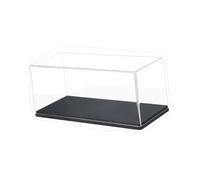 Gitohoni Caja Expositora para Coche a Escala 1/32 Caja Vitrina Acrílica Transparente con Base Negra Estuche Protector Antipolvo Apilable Resistente Adecuada Pa