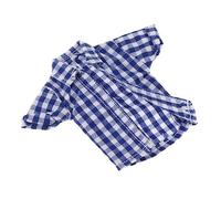 Gitohoni Camisa para Figura 1/12 Ropa de Muñeco para Figura de Acción Camisa de Muñeco Accesorios de Vestuario Tela Resistente Y Detallado Realista Ade, Azul y Blanco