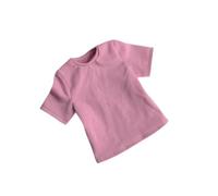 Gitohoni Camiseta para Figura Articulada de Colección Ropa Muñeco Hombre Acción 1/6 Accesorio Vestuario Figura Miniatura Camisón Tela Realista Adecuado para Ve, Rosa
