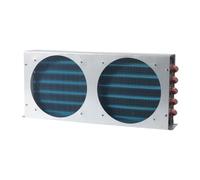 Gitohoni Condensador de Refrigerador Universal Enfriado Por Aire Y Agua Radiador Pequeño para Disipación de en Neveras Congeladores Fácil Instalación, 385 X 165 X 65 Mm