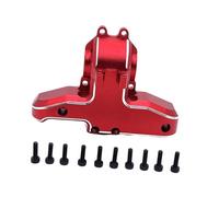 Gitohoni Cubierta Trasera de Caja de Cambios para Coche RC 1/14 Carcasa Engranajes Cubierta Diferencial Repuesto Accesorio de Aluminio Resistente Fáci, Rojo