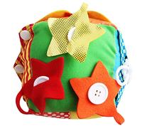 Gitohoni Cubo para Aprender a Abrochar Y Cerrar con Cremallera. Juguete Educativo para Niños Pequeños a Partir de 2 años.