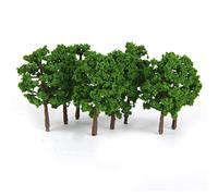 Gitohoni es en Miniatura Modelo de Accesorio Plástico para Ferrocarril Paisajismo Decorativo Adecuado para Manualidades Dioramas Exhibición, Verde, Tal como se Describe