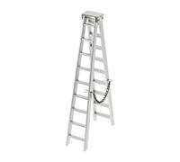 Gitohoni Escalera RC Accesorios para Carro de Control Remoto Simulación Escalera Plegable Decorativa Miniatura Mejoras de PP Apta para Personalización Modelos, 15cm