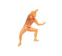 Gitohoni Figura de Escalada en Roca Miniatura Coleccionable Mano Pintada Accesorio para Maquetas de Tren Modelo de Resina Adecuada para Escenarios de Micro PAI, Estilo c