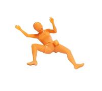 Gitohoni Figura de Escalada en Roca Miniatura Coleccionable Mano Pintada Accesorio para Maquetas de Tren Modelo de Resina Adecuada para Escenarios de Micro PAI, Estilo d