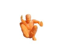 Gitohoni Figura de Escalada en Roca Miniatura Coleccionable Mano Pintada Accesorio para Maquetas de Tren Modelo de Resina Adecuada para Escenarios de Micro PAI, Estilo e