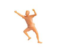 Gitohoni Figura de Escalada en Roca Miniatura Coleccionable Mano Pintada Accesorio para Maquetas de Tren Modelo de Resina Adecuada para Escenarios de Micro PAI, Estilo un