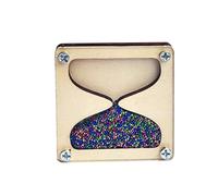 Gitohoni Juego de Tablero Ocupado de Reloj de Arena de Madera, Juguete Educativo, Habilidad Motora Fina para Niño Y Niña, Coche de Juguete de Viaje, Color Mezclado