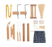 Gitohoni Kit de Telar Multiusos para Telar de Cintura, Kit de Telar de Tapicería de Madera