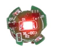 Gitohoni Luz LED Magnetrónica Compacta con Magnetismo Accesorio Multiusos para Modelos Pieza Robótica Luminosa Accesorio para Figuras Electrónica Moderna, Rojo