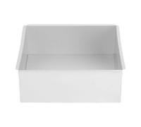 Gitohoni Molde para Pastel Cuadrado Desmontable Antiadherente Aluminio Aleación Reparte Uniforme Desmoldado Sencillo Utensilio de Horneado Adecuado para, 5 Inch