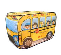 Gitohoni Play Tent para Niños con Material de Poliéster Resistente Plegable Y Fácil de Almacenar para Roles Y Lectura Adecuado para Cumpleaños P, Autobús Escolar