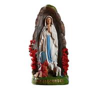 Gitohoni Virgen María Estatua Cristiana Figura Europea Escultura Decorativa Material de Resina Adecuada para Ornamento de Escritorio Colección