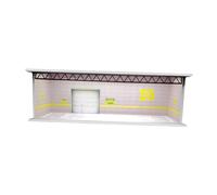 Gitohoni Vitrina para Coches a Escala 1/64 Caja Expositora Diorama Garaje Aparcamiento Organizador Decoración Miniatura con Luz LED USB Cubierta Acrílica Apta, Style B