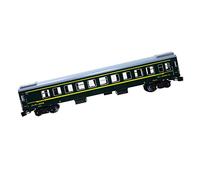 Gitohoni YZ25G Pasajeros Escala HO Coche Tren Vagón Plástico Réplica Clásica Alta Simulación Compatible con Vía 2.2 Cm Adecuado para Coleccionistas Decoración, Verde