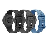 Gittos 20mm Correa para Garmin Vivoactive 5/3, Garmin Vivomove 3/HR/Style/Luxe, Garmin Forerunner 55/165/245/645 Music/Venu Sq 2 20mm Silicona Pulsera Sport Correa