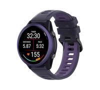 Gittos Pulsera de silicona de 20 mm compatible con Garmin Forerunner 570 42 mm, Vivoactive 6/5/3, Garmin Forerunner 55/165/245/645 Music, Vivomove 3/HR/Luxe/Style/Sport pulsera de repuesto para hombre