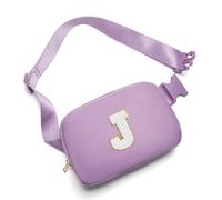 Gitus Regalos de cumpleaños para niñas de 8, 9, 10, 11, 12, 13 años, riñonera personalizada con parche de letra inicial, bolsa de cinturón para adolescentes, cosas de moda, artículos esenciales de